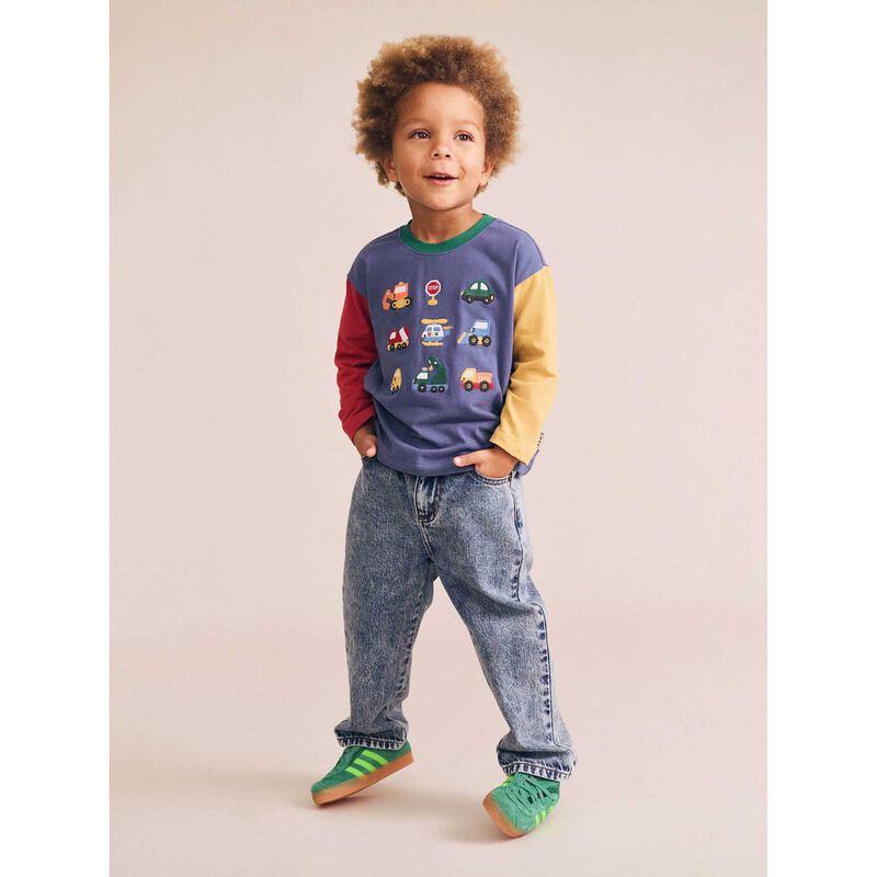 Huxbaby Colour Block Construction Top 3-5Y image number 3